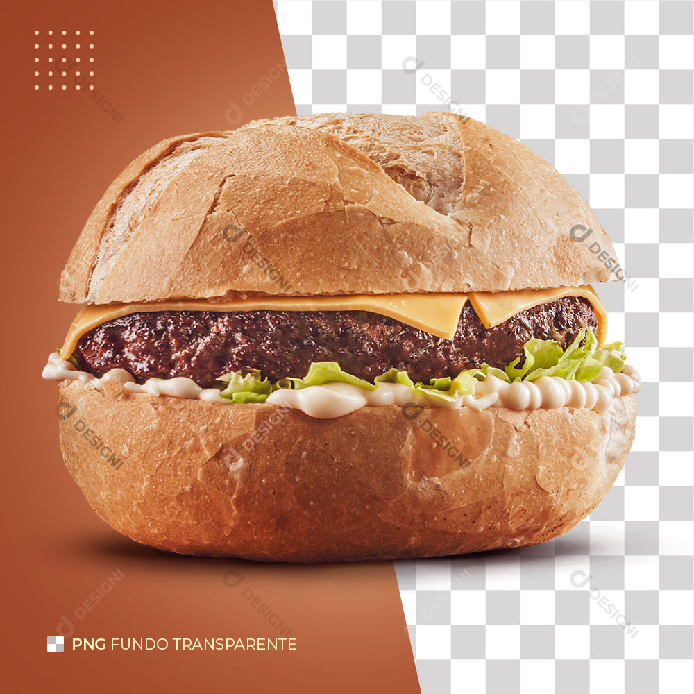 Ribs Burger Hambúrguer PNG Transparente Sem Fundo