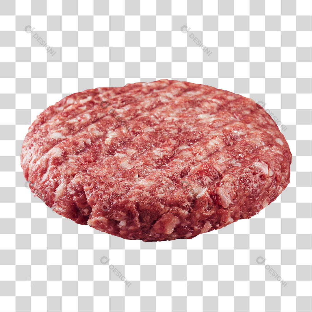 Hambúrguer Cru Carne PNG Transparente Sem Fundo