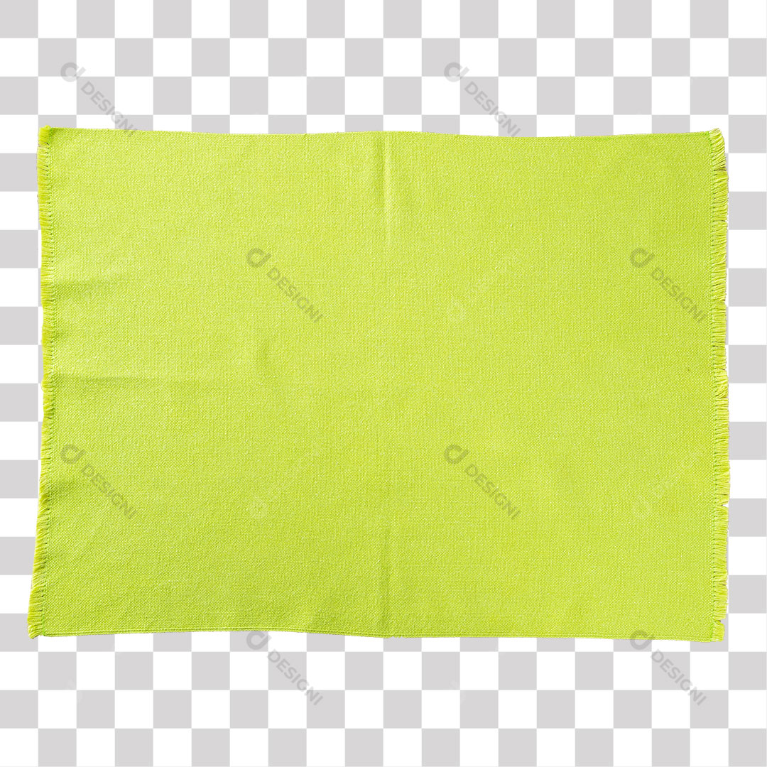 Descansa Prato Quadrado Verde PNG Sem Fundo Transparente