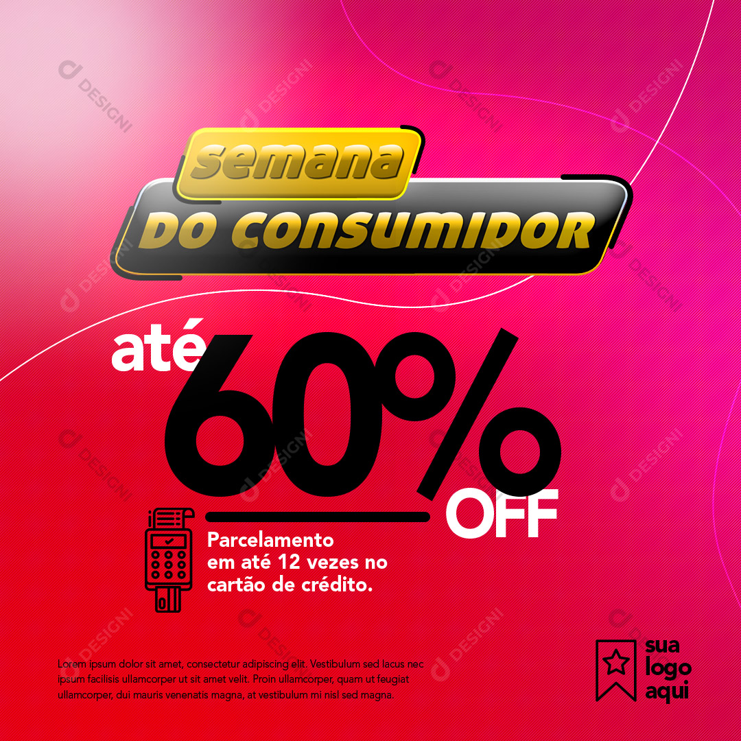 Semana Do Consumidor Desconto PSD Social Media