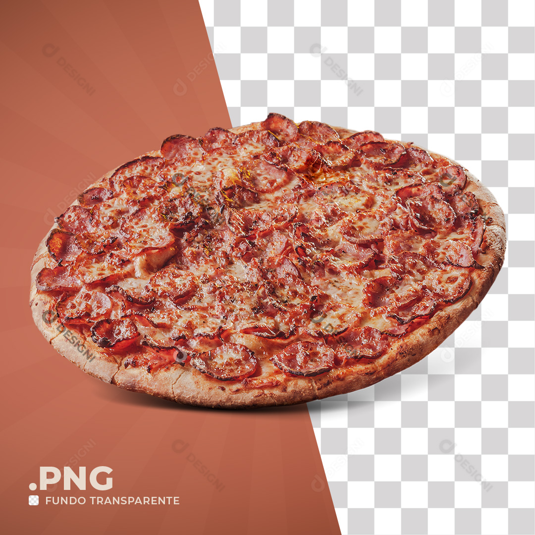 Pizza Calabresa Mussarela Calabresa Orégano PNG Transparente Sem Fundo