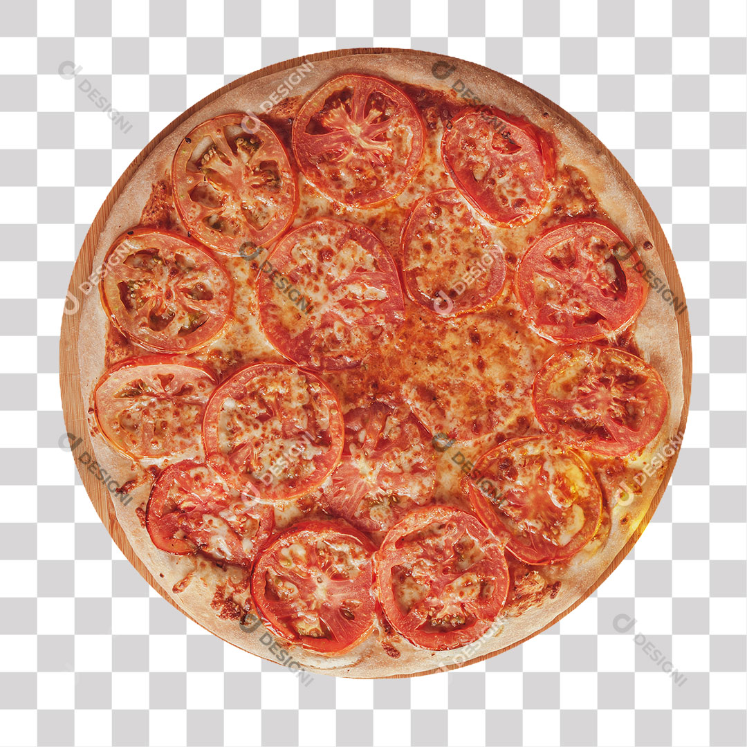 Pizza Mussarela PNG Transparente Sem Fundo