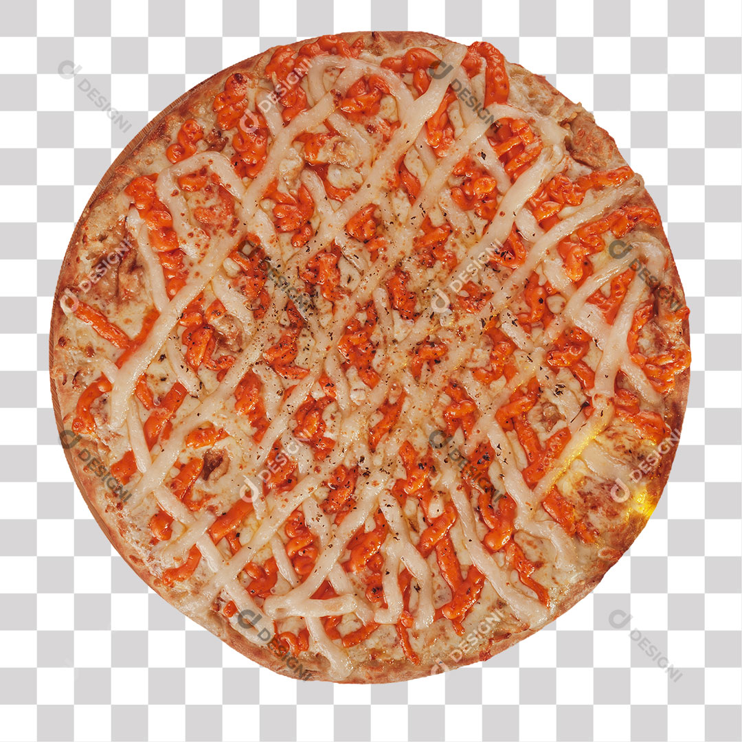 Pizza Cinco Queijos PNG Transparente Sem Fundo