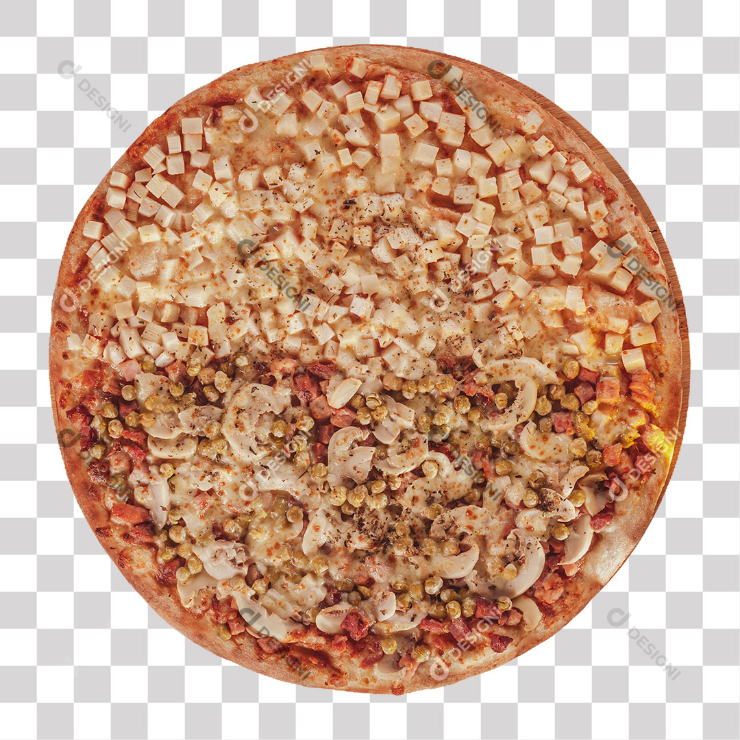 Pizza Romanesca PNG Transparente Sem Fundo
