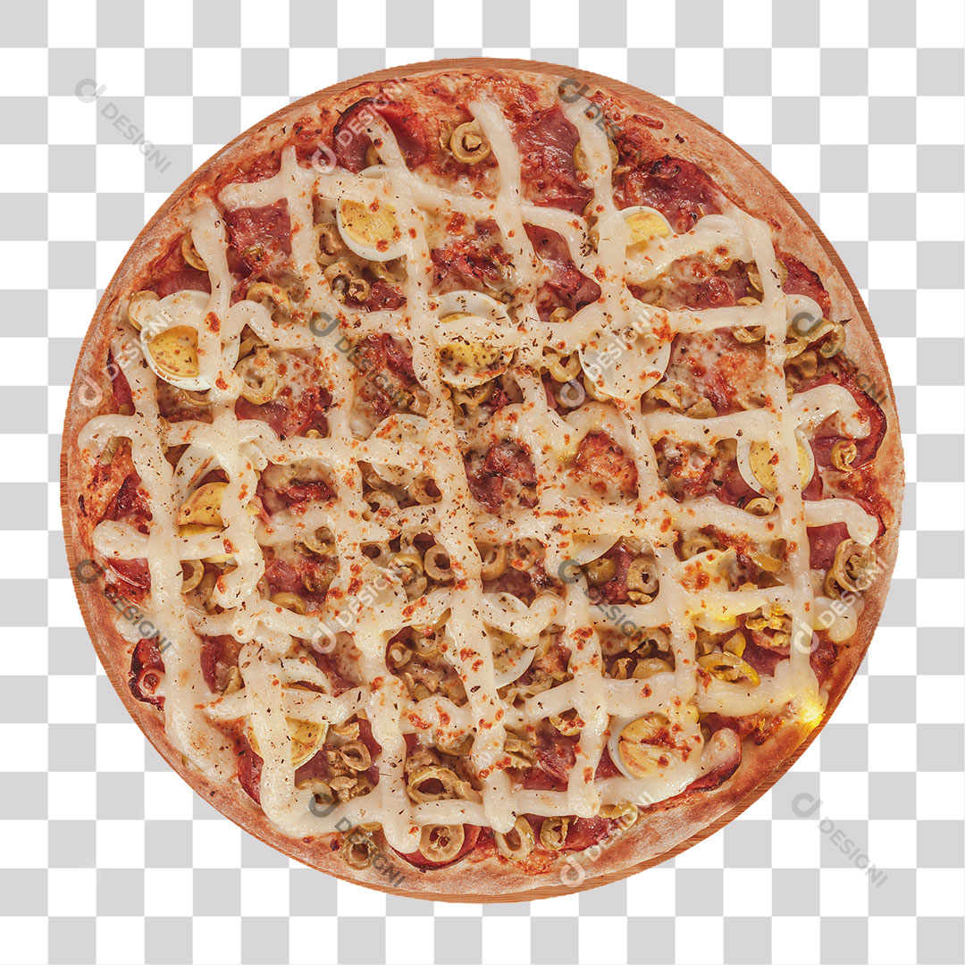 Pizza Toscana PNG Transparente Sem Fundo