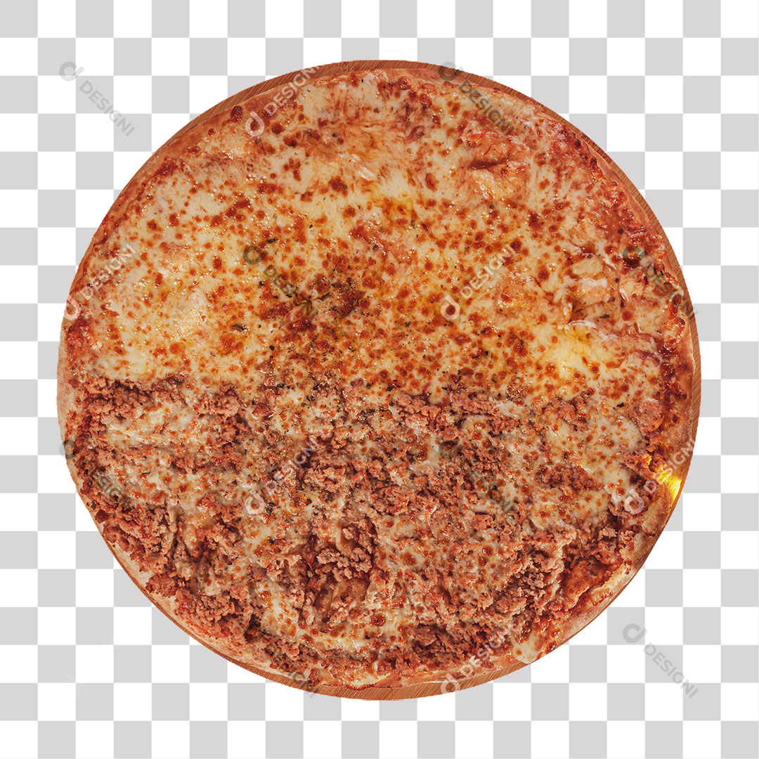 Pizza Três Queijos PNG Transparente Sem Fundo