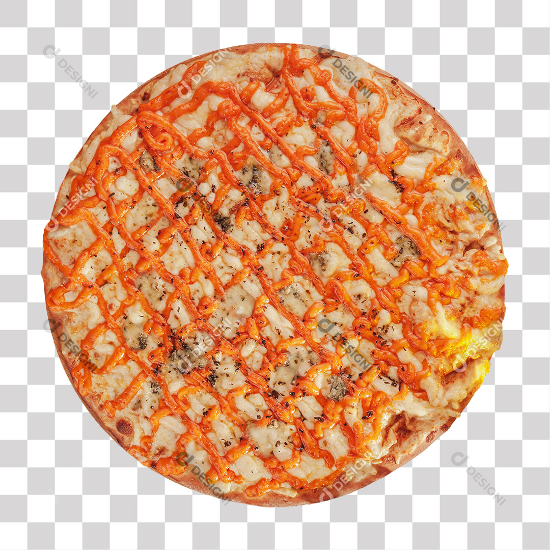 Pizza Seis Queijos PNG Transparente Sem Fundo