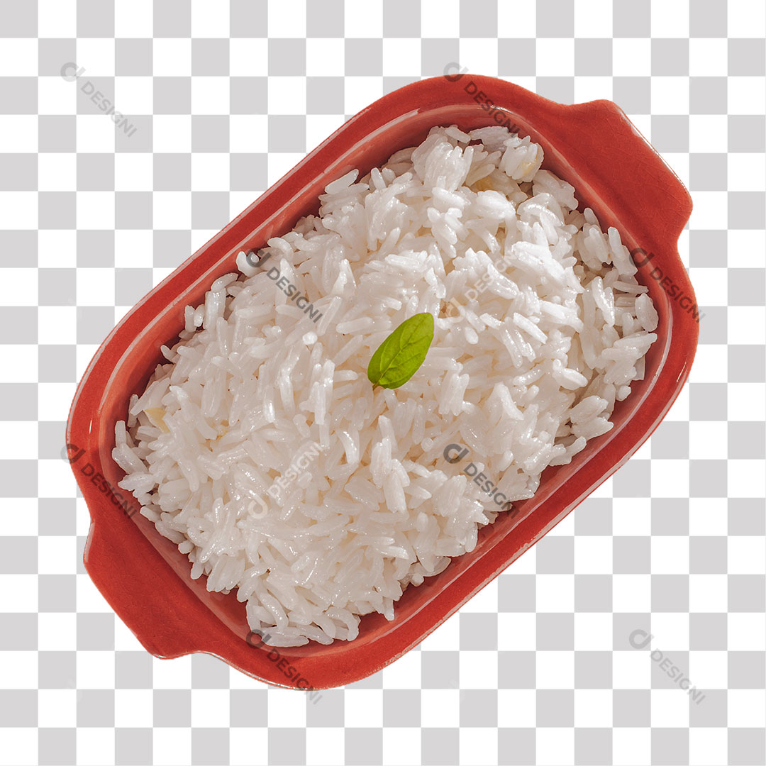 Porção de Arroz Cozido PNG Transparente Sem Fundo