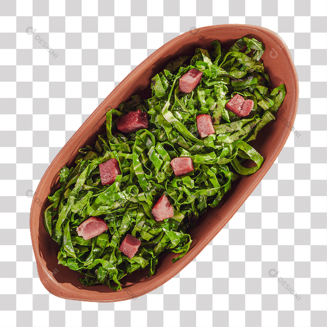 Recipiente com Couve PNG Transparente Sem Fundo