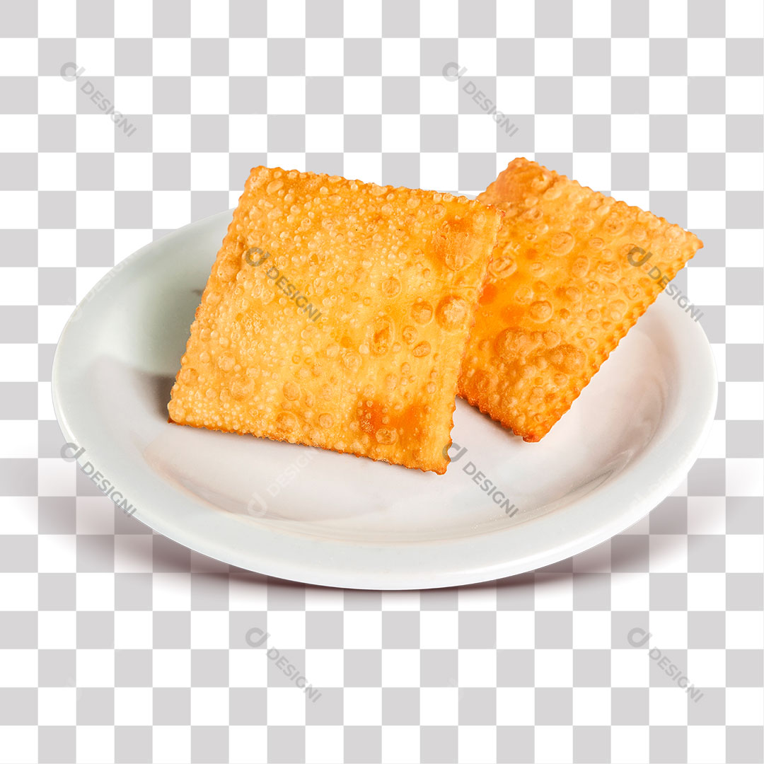 Prato Com 2 Pasteis PNG Transparente Sem Fundo