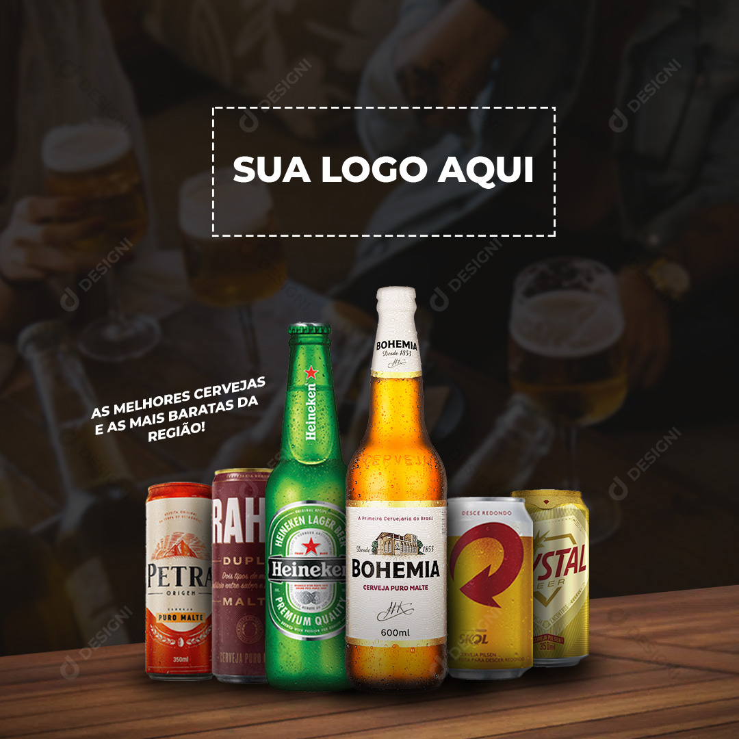 Bares Social Media PSD Editável Botecos