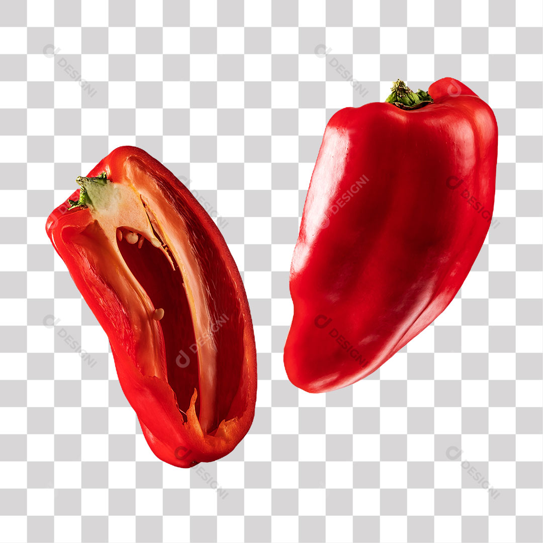 Pimentão Vermelho PNG Sem Fundo Transparente
