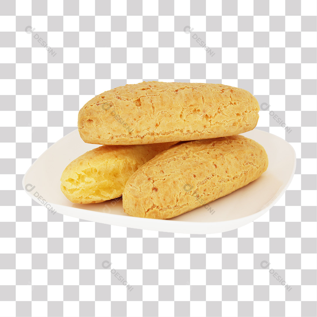 Biscoitos de Queijo No Prato PNG Transparente Sem Fundo