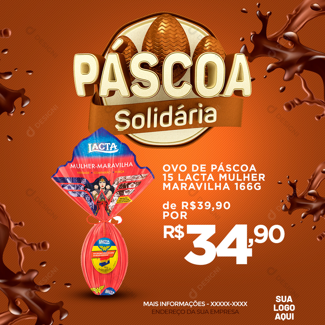 Easter Solidarity Social Media Post Editable PSD