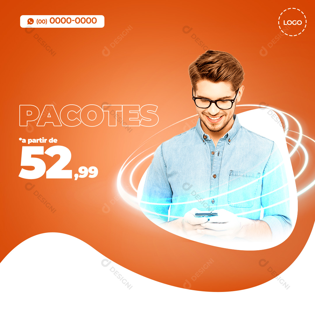 Pacotes de Internet Social Media PSD Editável