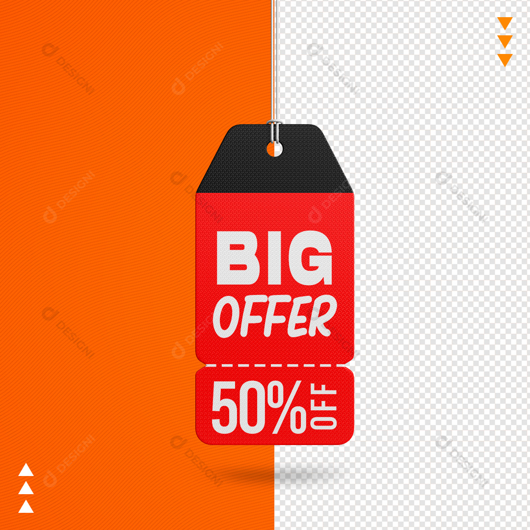 Etiqueta de Desconto PSD