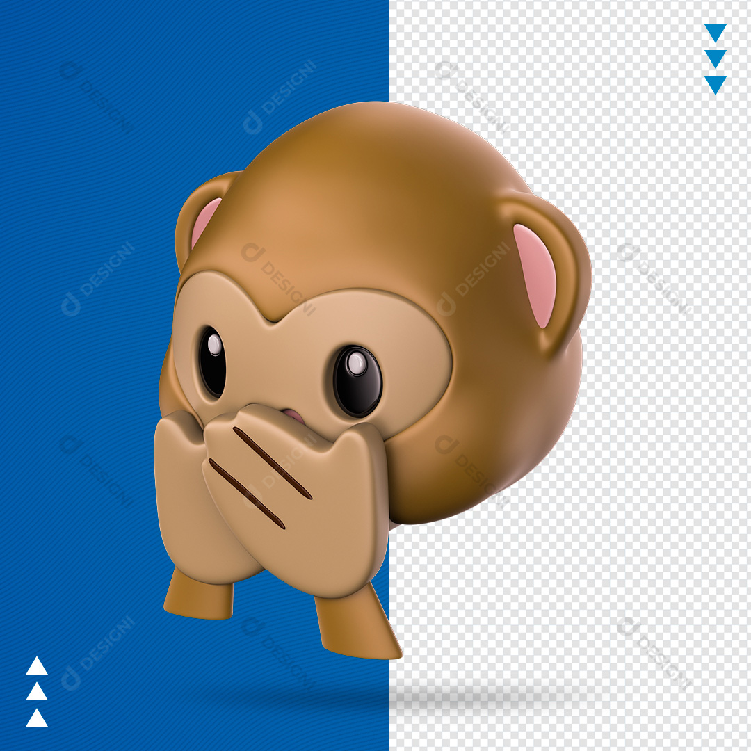 Emoji Macaco PSD