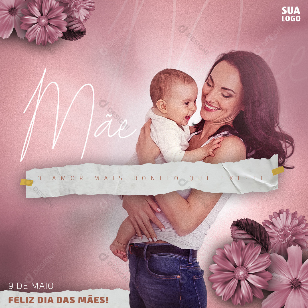 Dia das Mães Social Media PSD Editável Photoshop