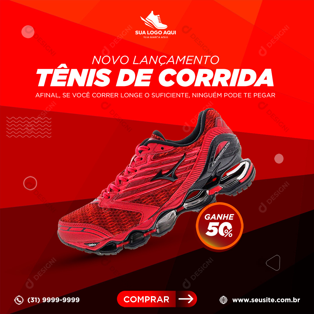 Loja de Calçados Tênis Social Media PSD Editável Promoções