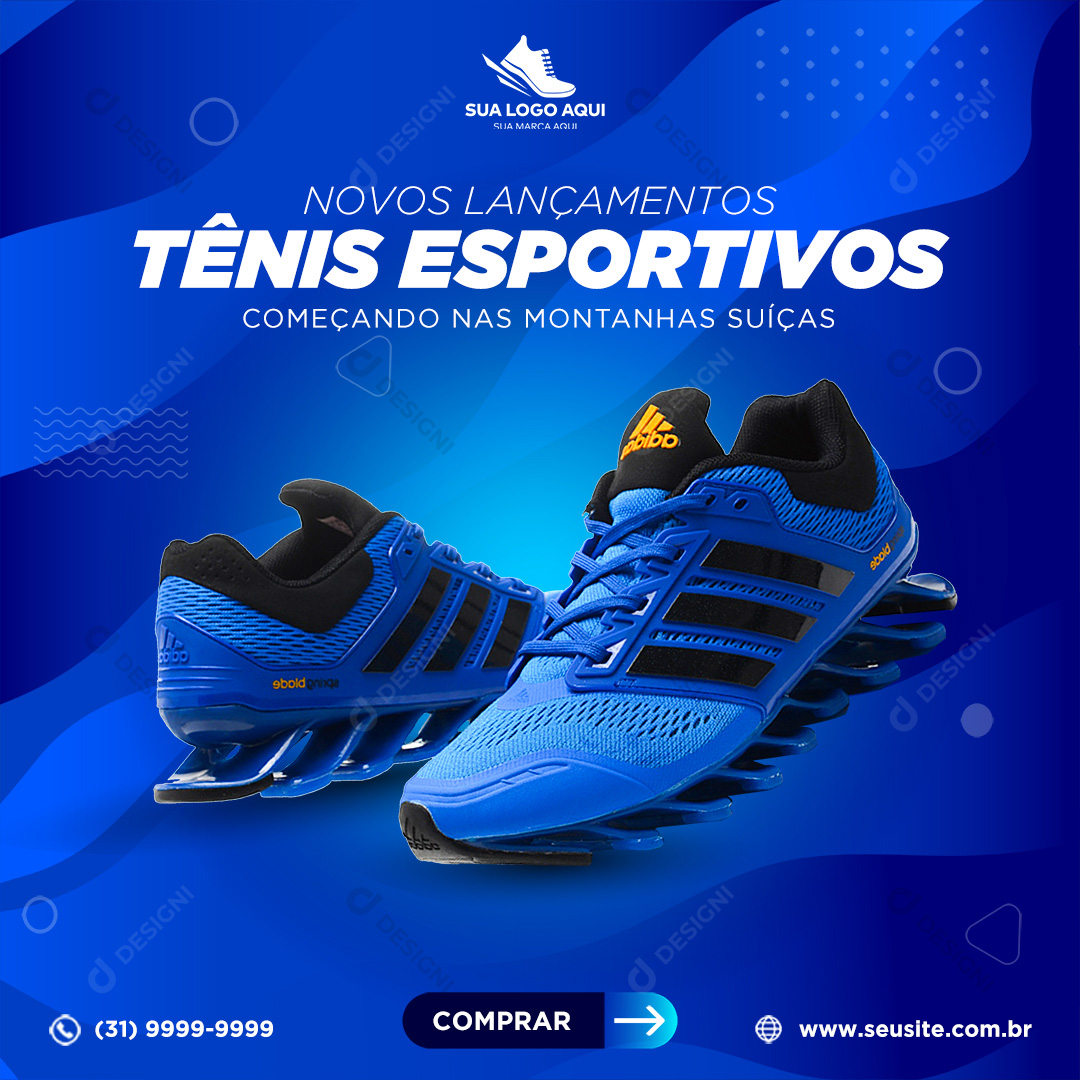 Loja de Calçados Tênis Social Media PSD Editável Promoções