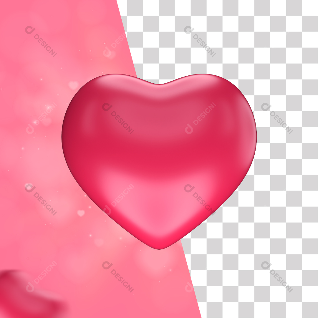 Selo 3D Dia Das Mães PSD + PNG Fundo Transparente