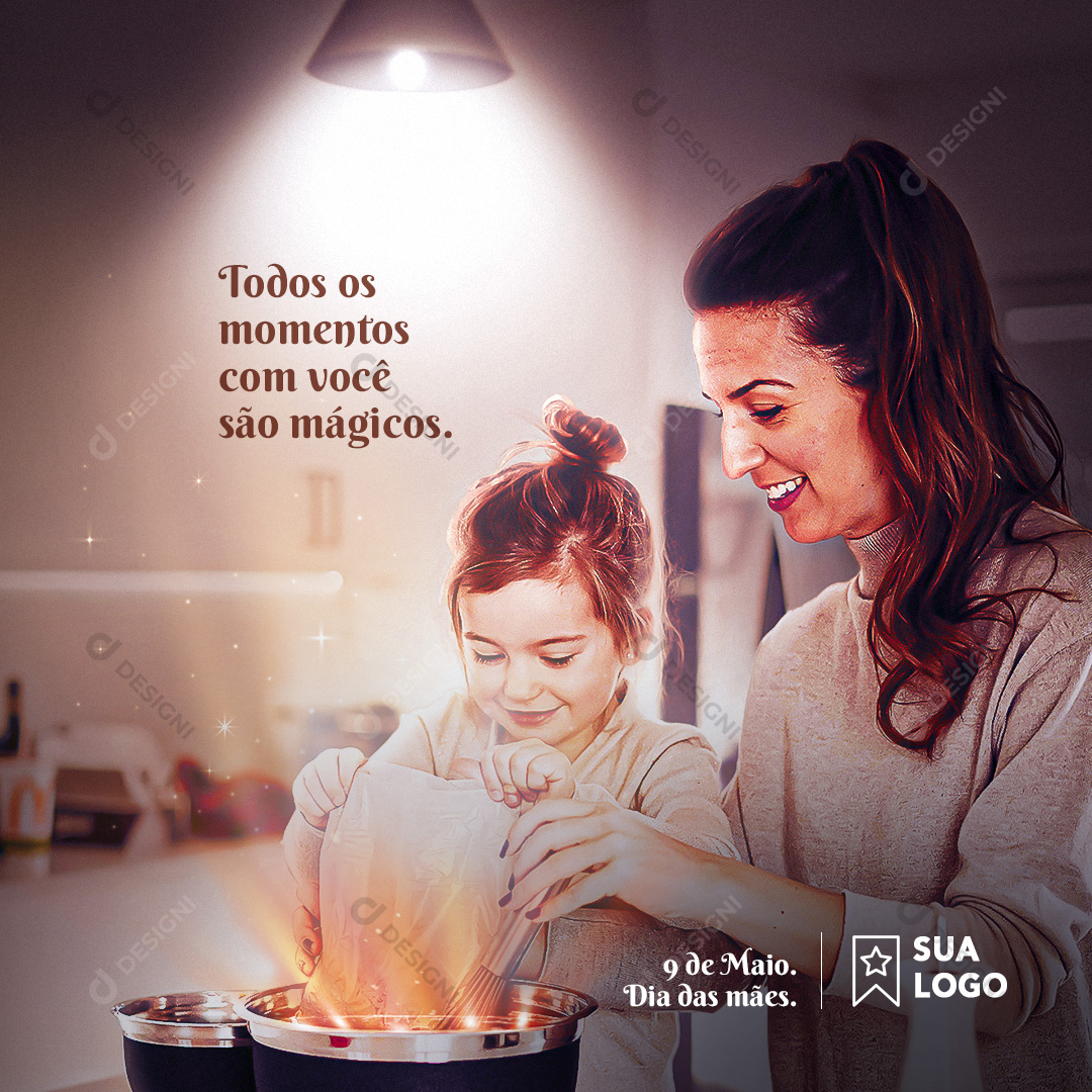 Dia Das Mães Social Media PSD Editável Photoshop