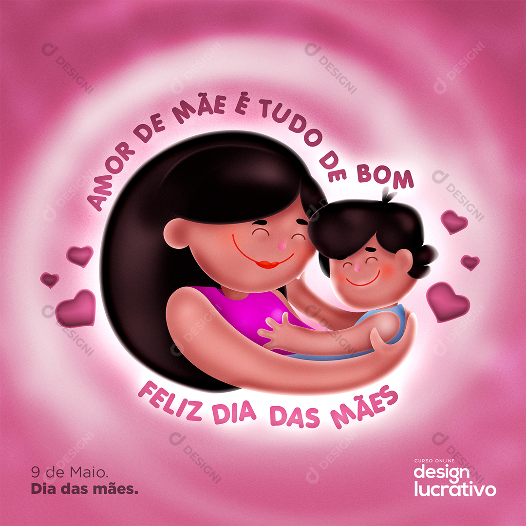 Dia Das Mães Social Media PSD Editável Photoshop