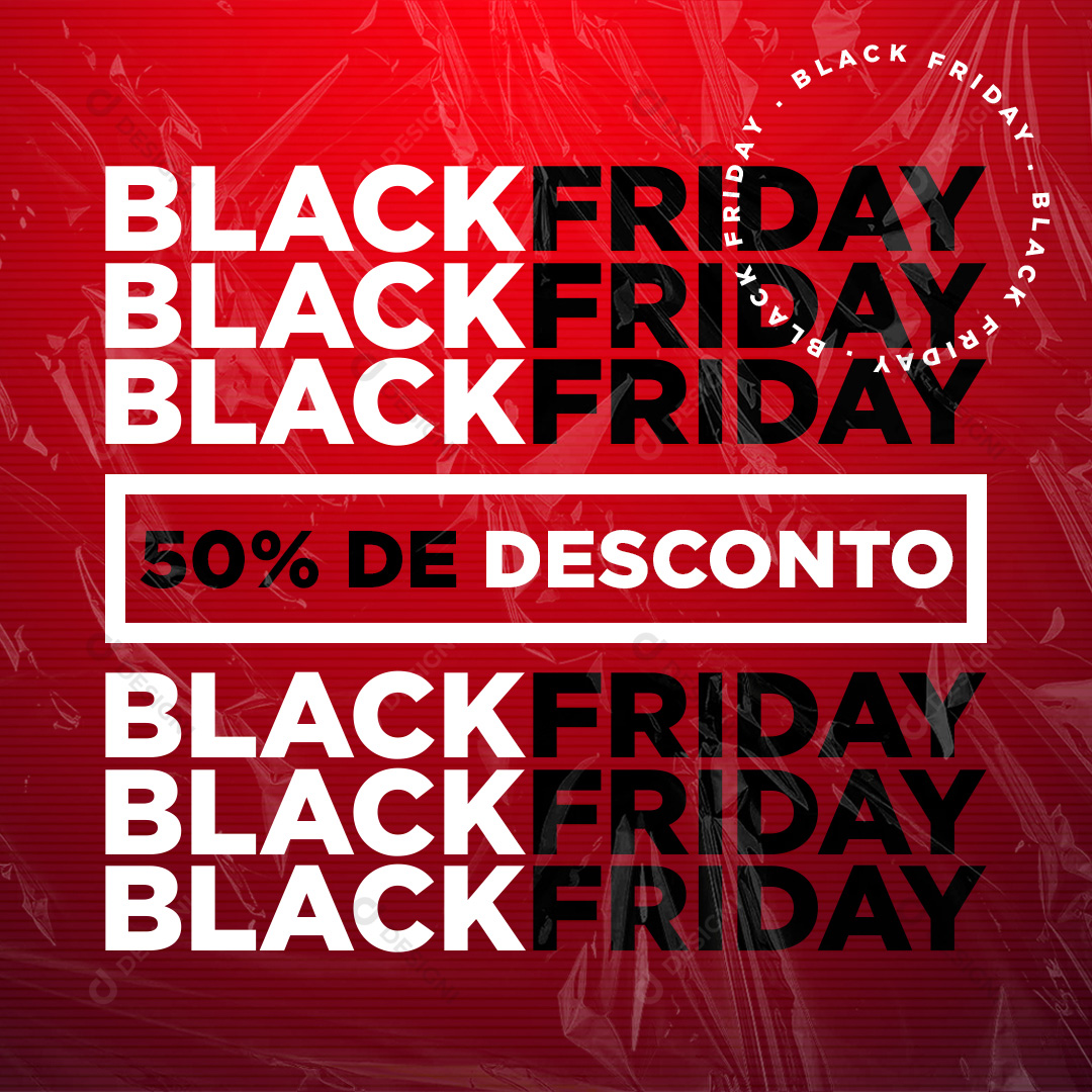 Black Friday Social Media PSD Editável