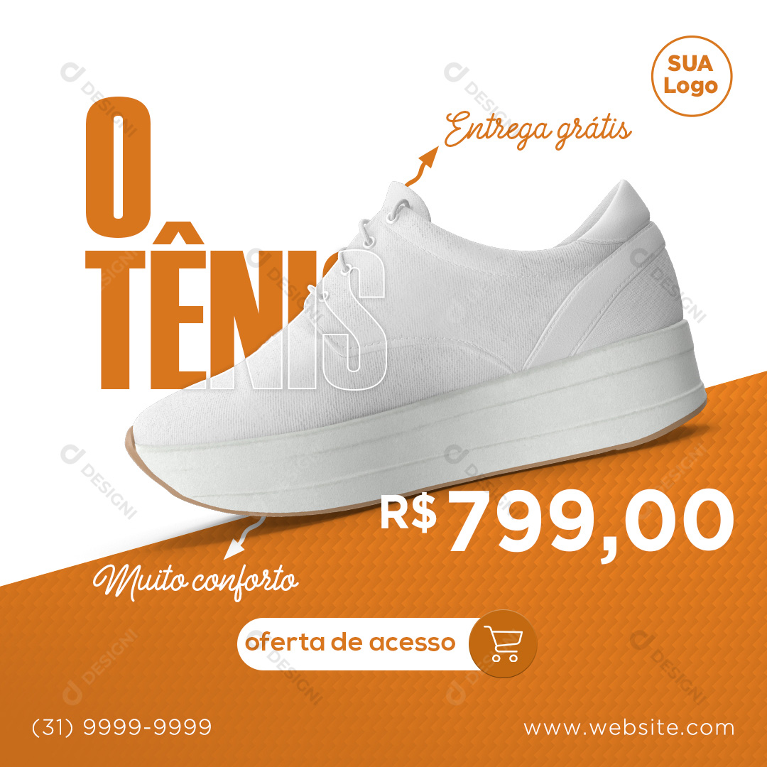 Loja de Tênis Social Media PSD Editável