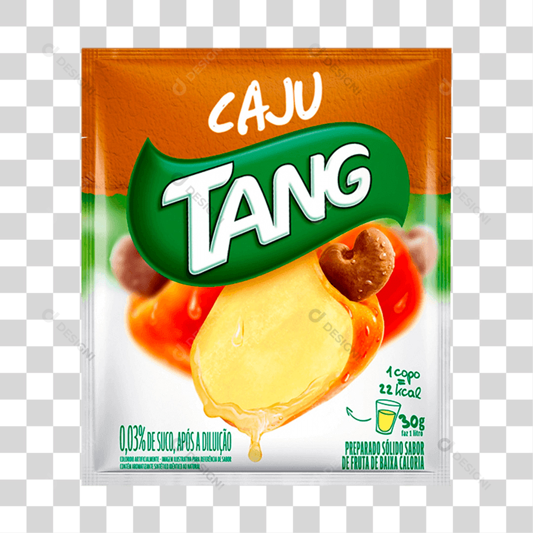 Suco Tang Caju 25g PNG Transparente