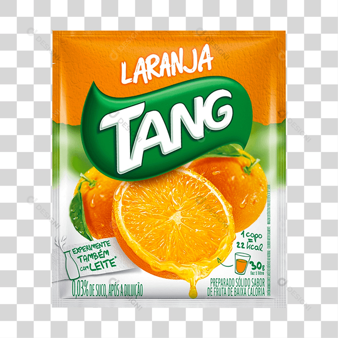 Suco Tang Laranja 25g PNG Transparente