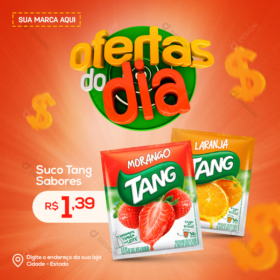 Supermercado Social Media Post PSD Ofertas Editável Photoshop