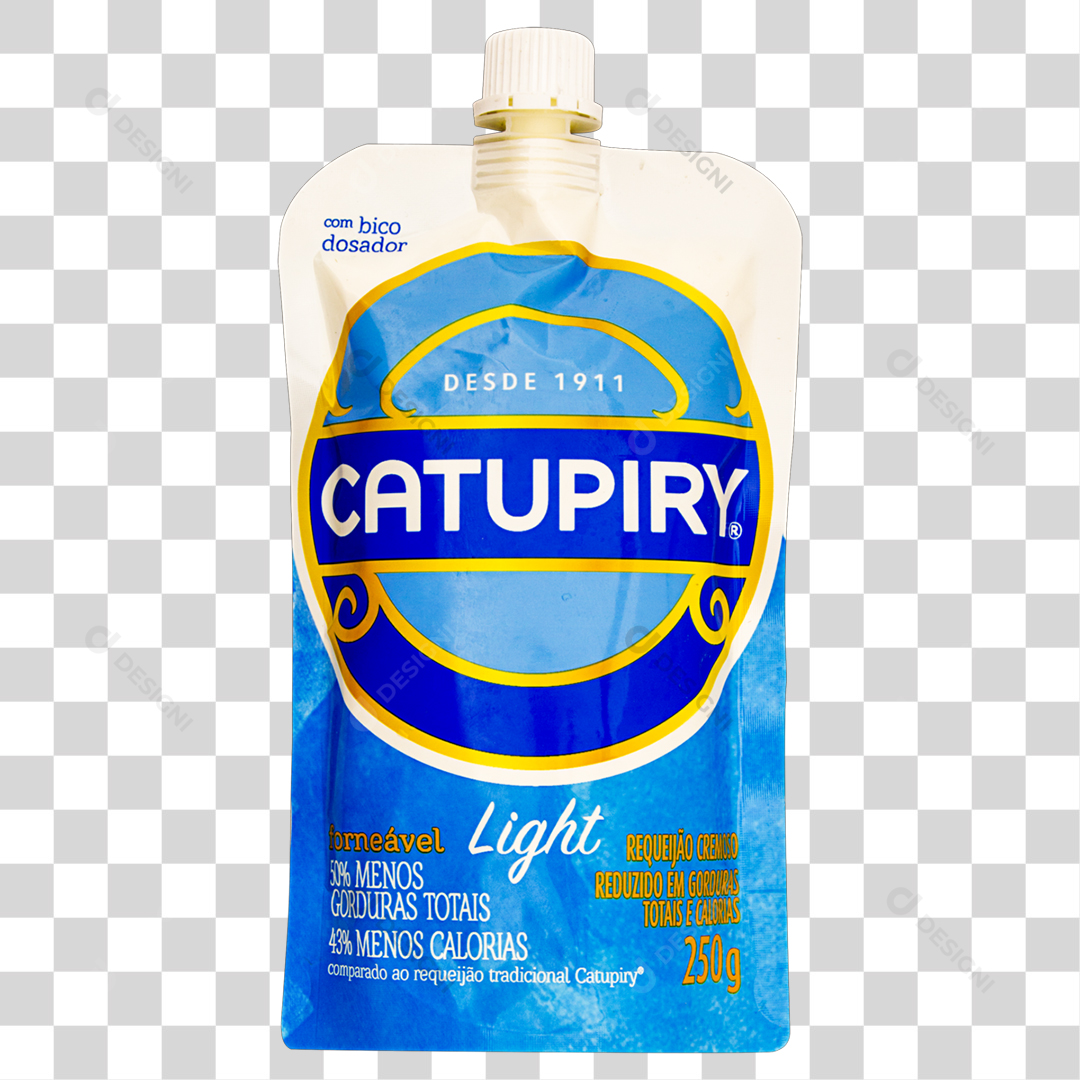 Requeijão Cremoso Light Catupiry 250g PNG Transparente