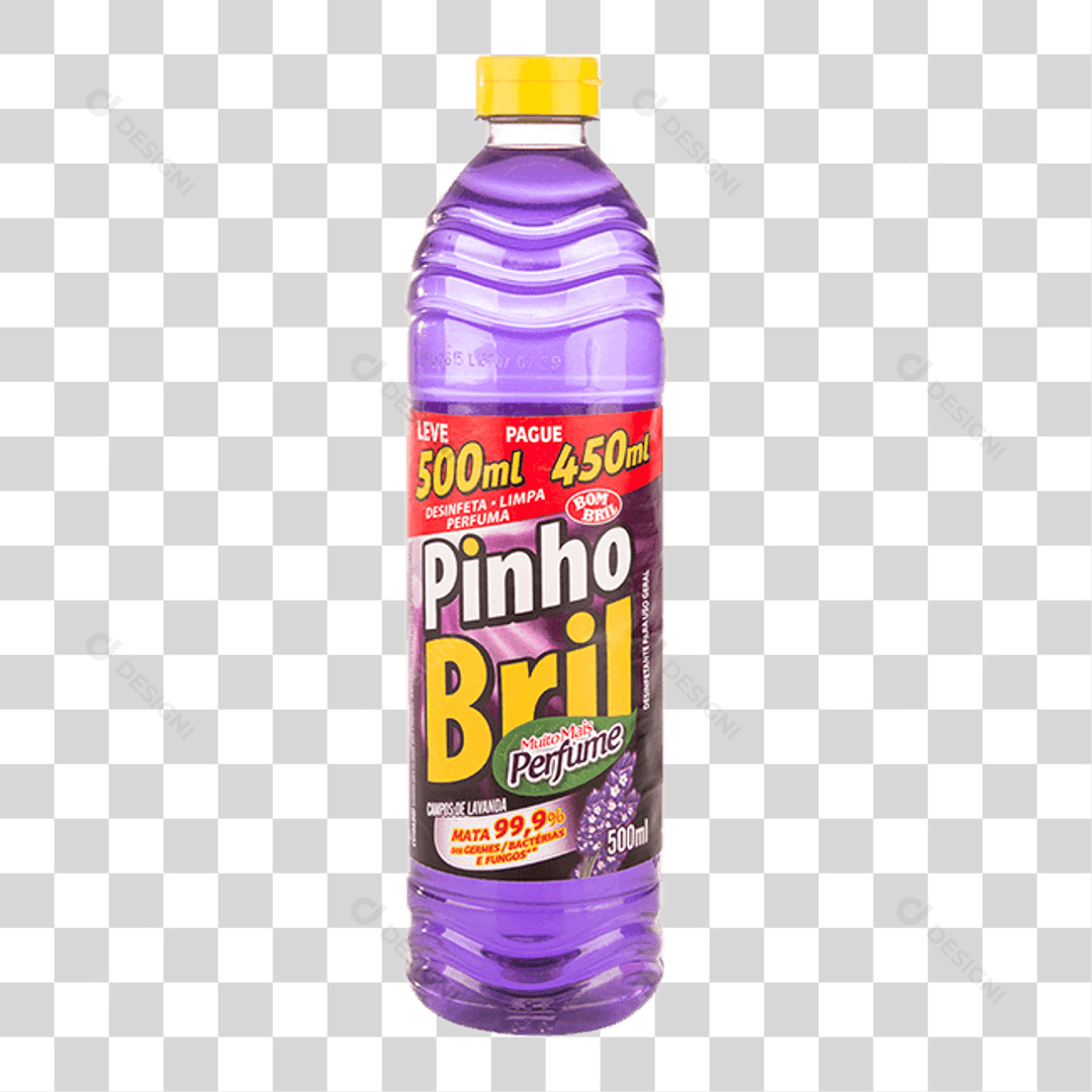 Desinfetante Pinho Bril 500ml PNG Transparente Sem Fundo