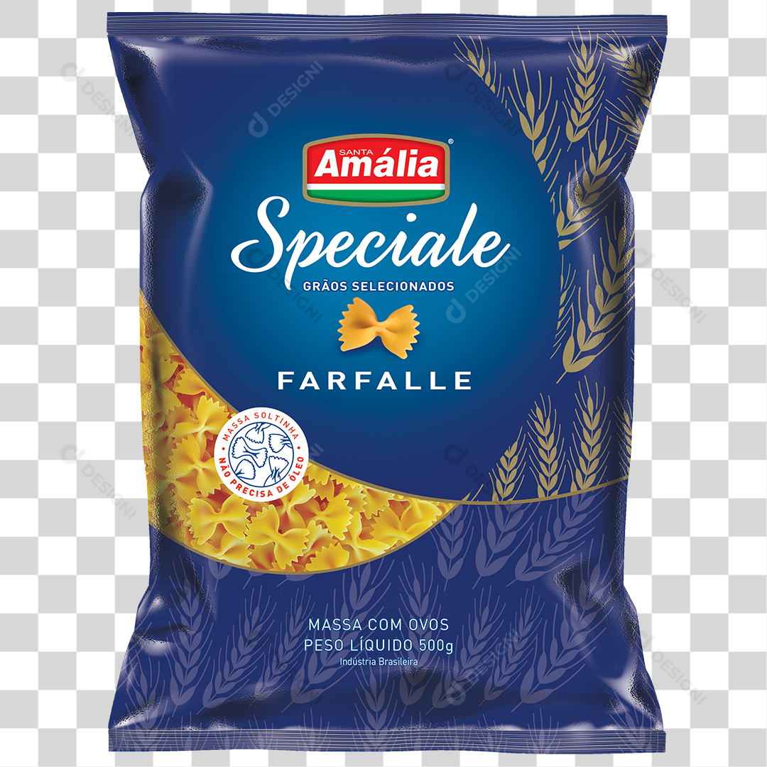 Macarrão Santa Amália Speciale Farfalle 500g PNG Transparente