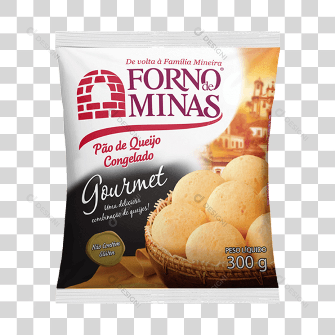 Forno de Minas Pão de Queijo 300G PNG Transparente