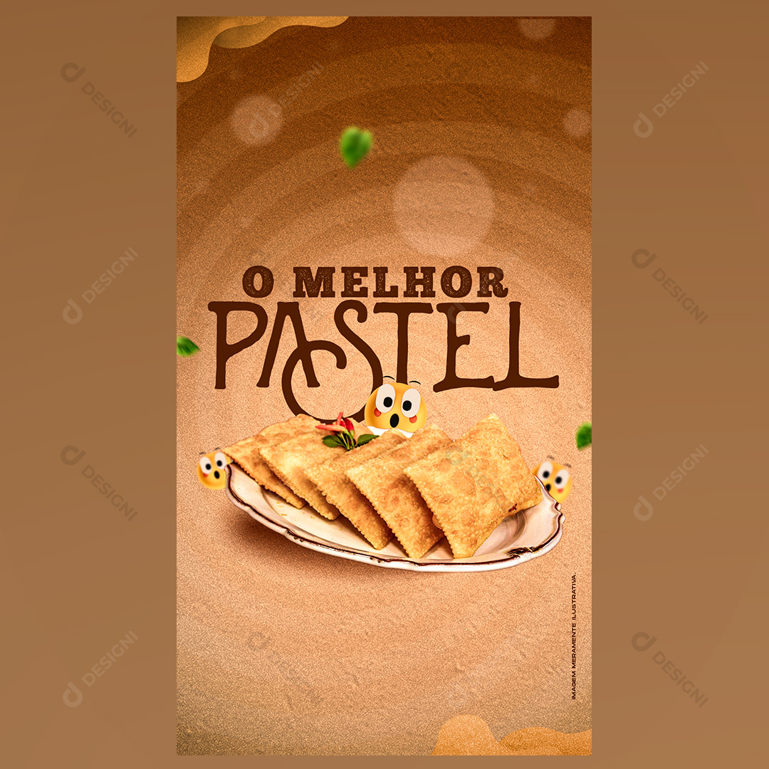 O Melhor Pastel Social Media PSD Editável Stories