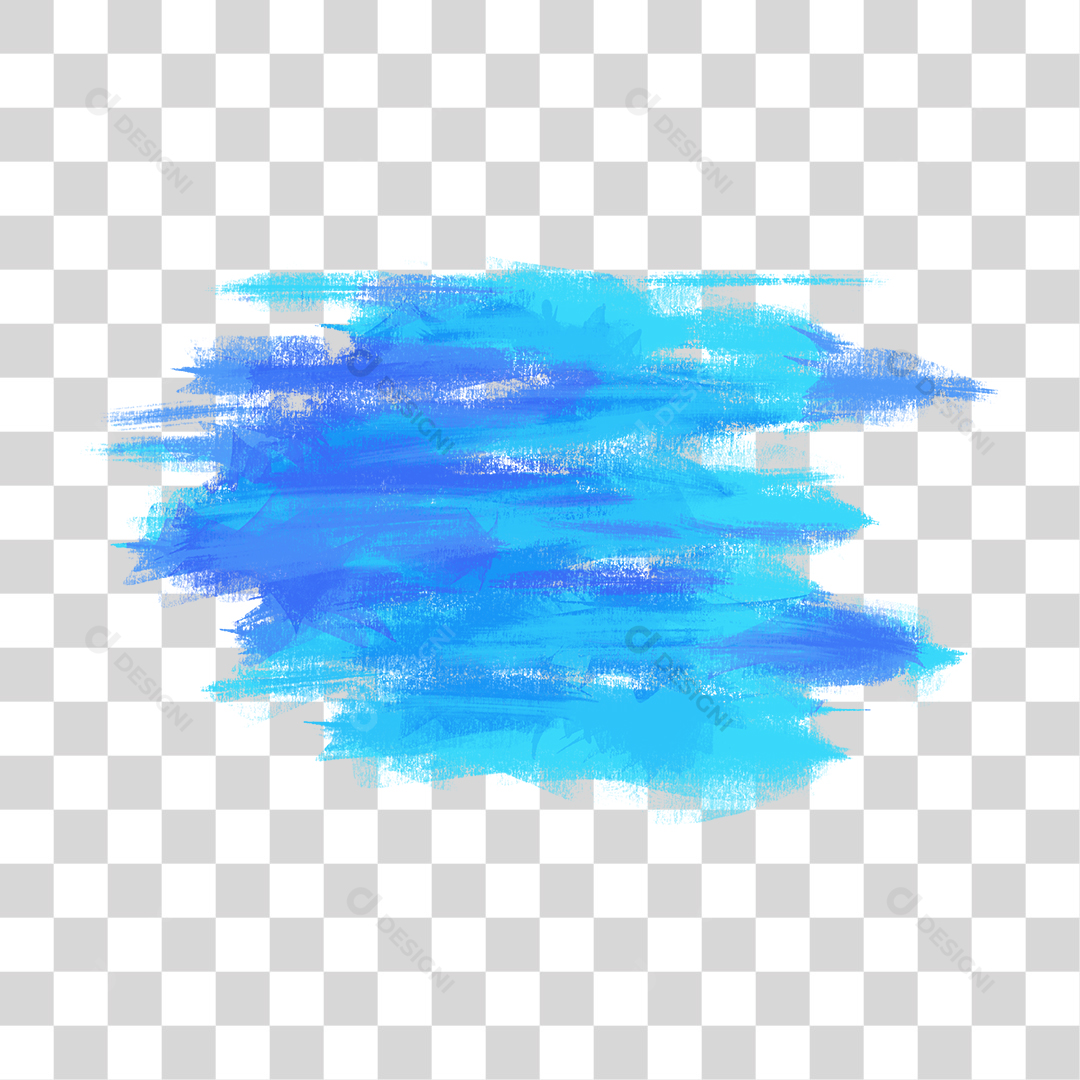 Brush Azul PNG Transparente Sem Fundo