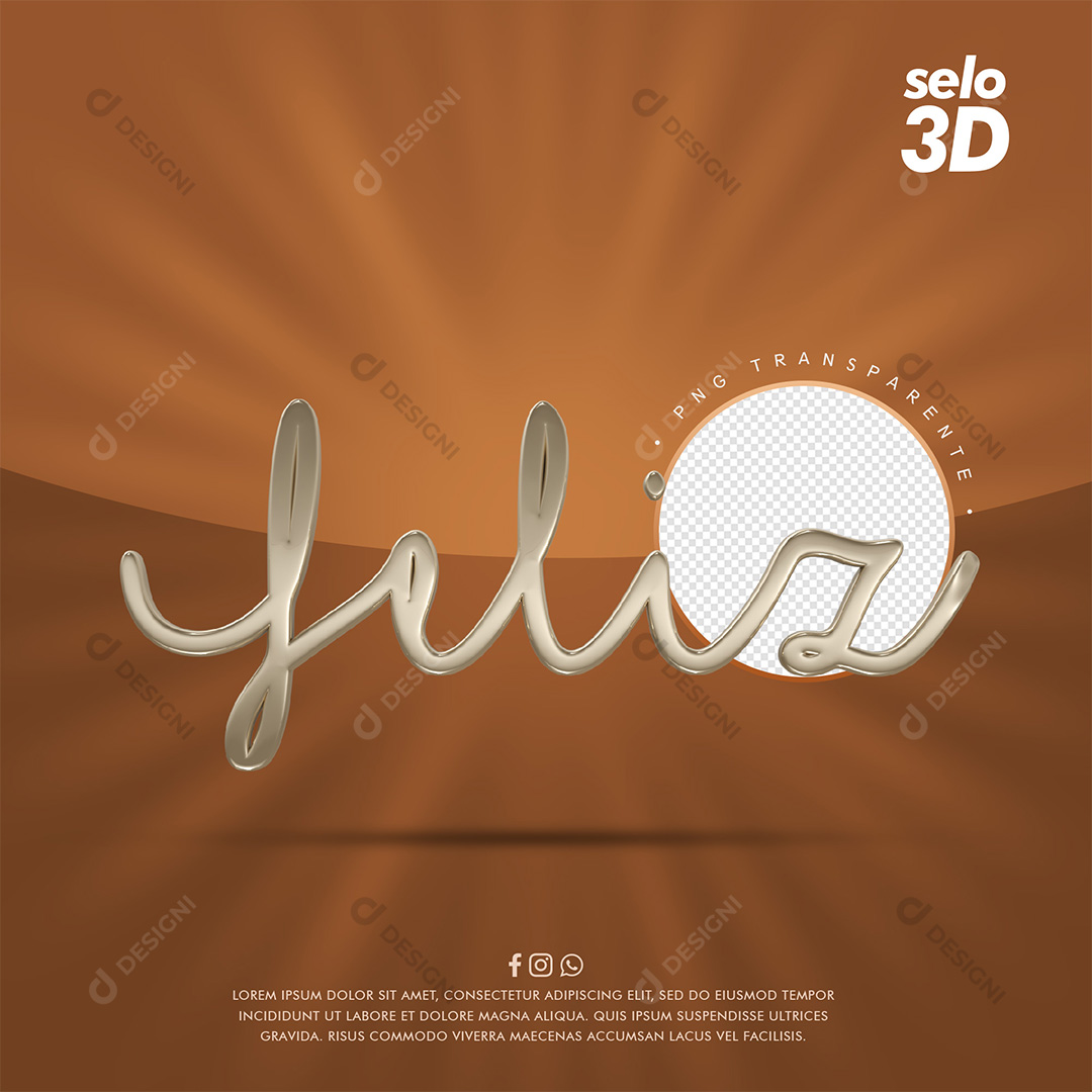 Feliz Elemento 3D De Páscoa PSD + PSD