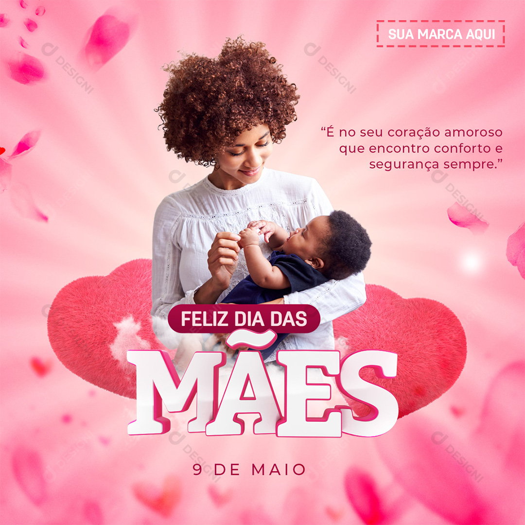 Social Media Dia das Mães PSD Post Editável Photoshop