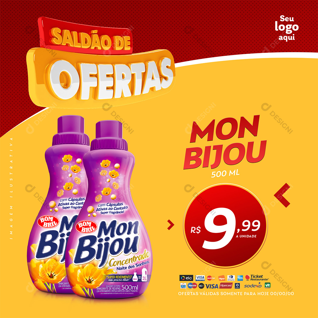 Saldão de Ofertas Supermercado Mon Bijou PSD Editável