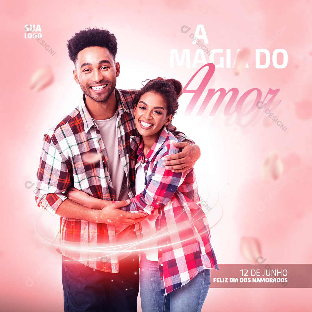 12 de Junho Dia Dos Namorados Social Media PSD Editável