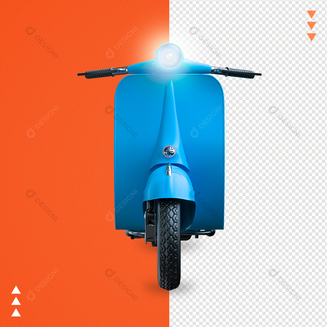 Lambreta Motocicleta PNG Transparente Sem Fundo