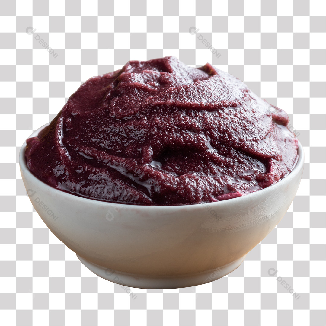 Açaí Na Tigela Puro PNG Sem Fundo Transparente (2)