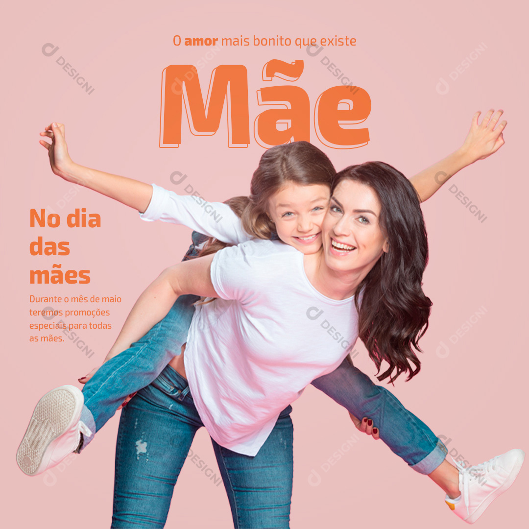Dia Das Mães Social Media PSD Editável Photoshop
