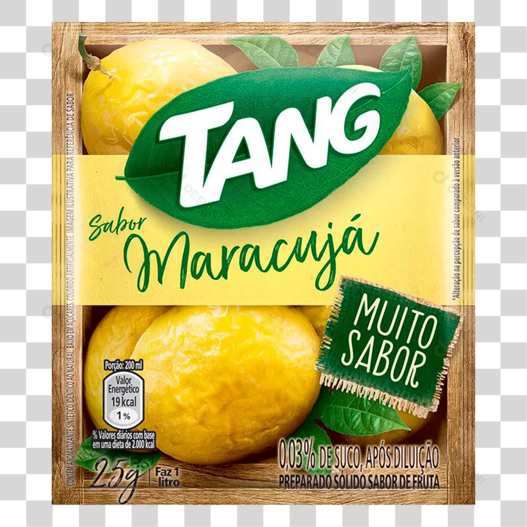 Suco Tang Sabor Maracujá 25g PNG Transparente