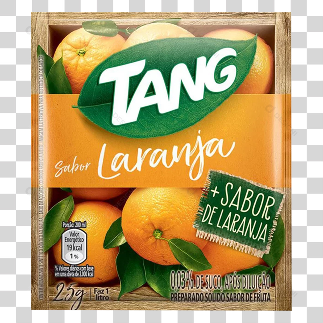 Suco Tang Sabor Laranja 25g PNG Transparente