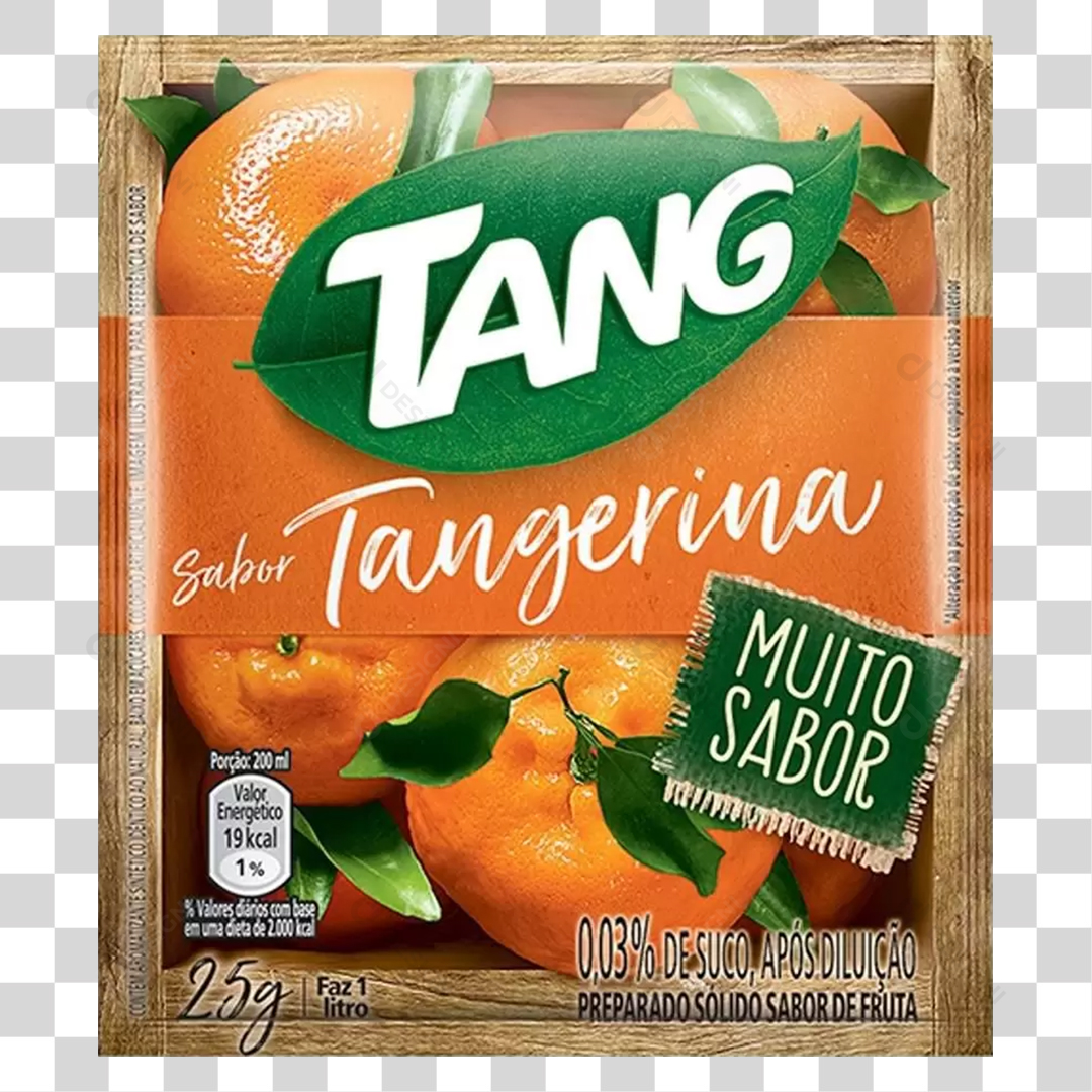 Suco Tang Sabor Tangerina 25g PNG Transparente