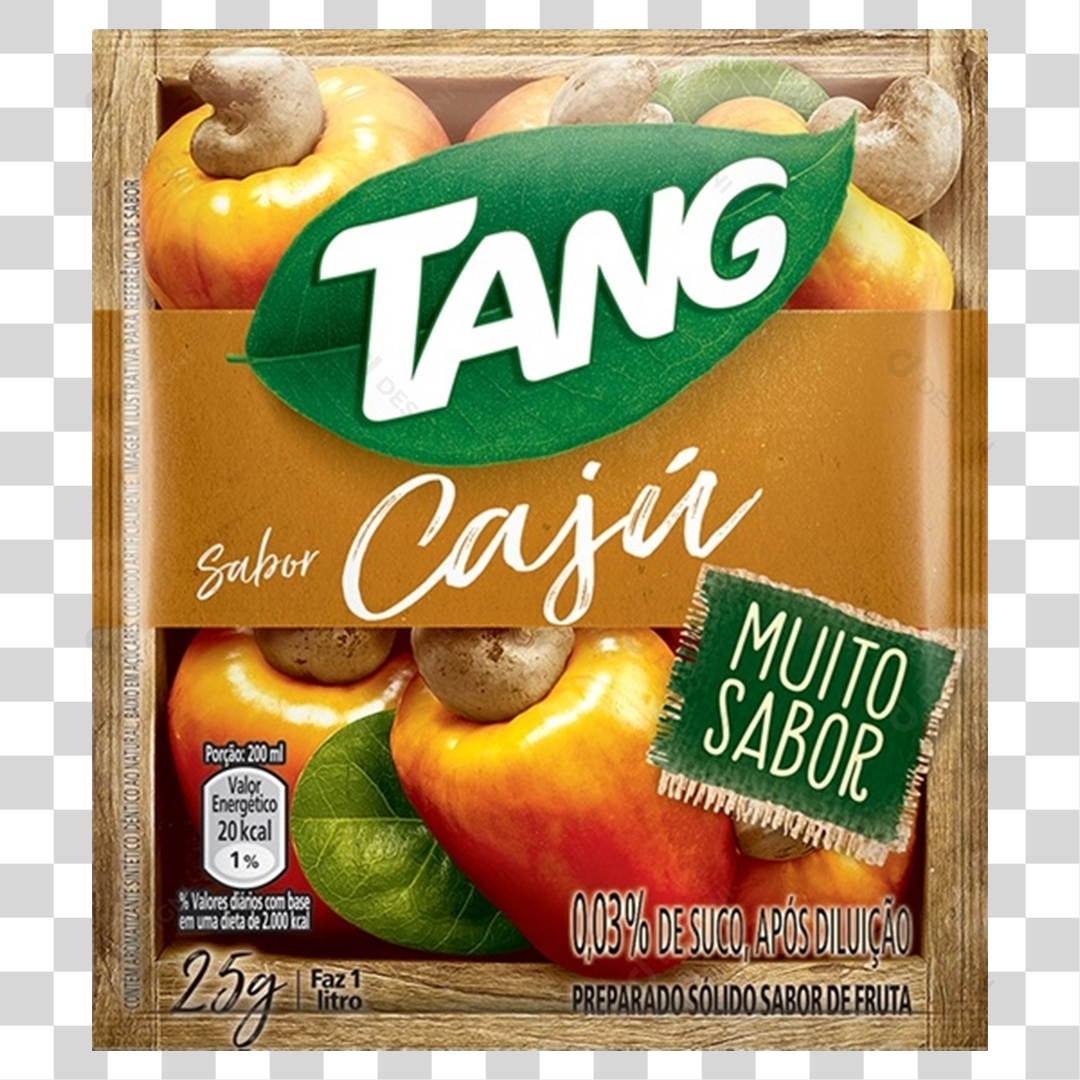 Suco Tang Sabor Cajú 25g PNG Transparente