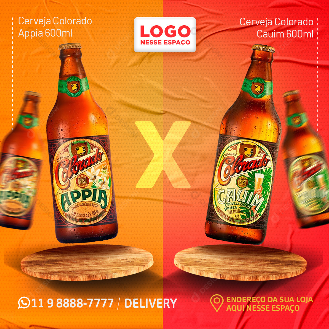Cerveja Colorado Appia Social Media PSD Editável